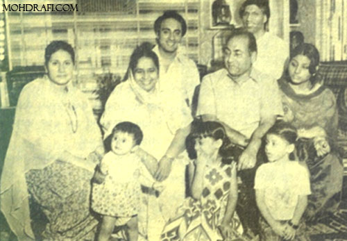Mohd Rafi with Family