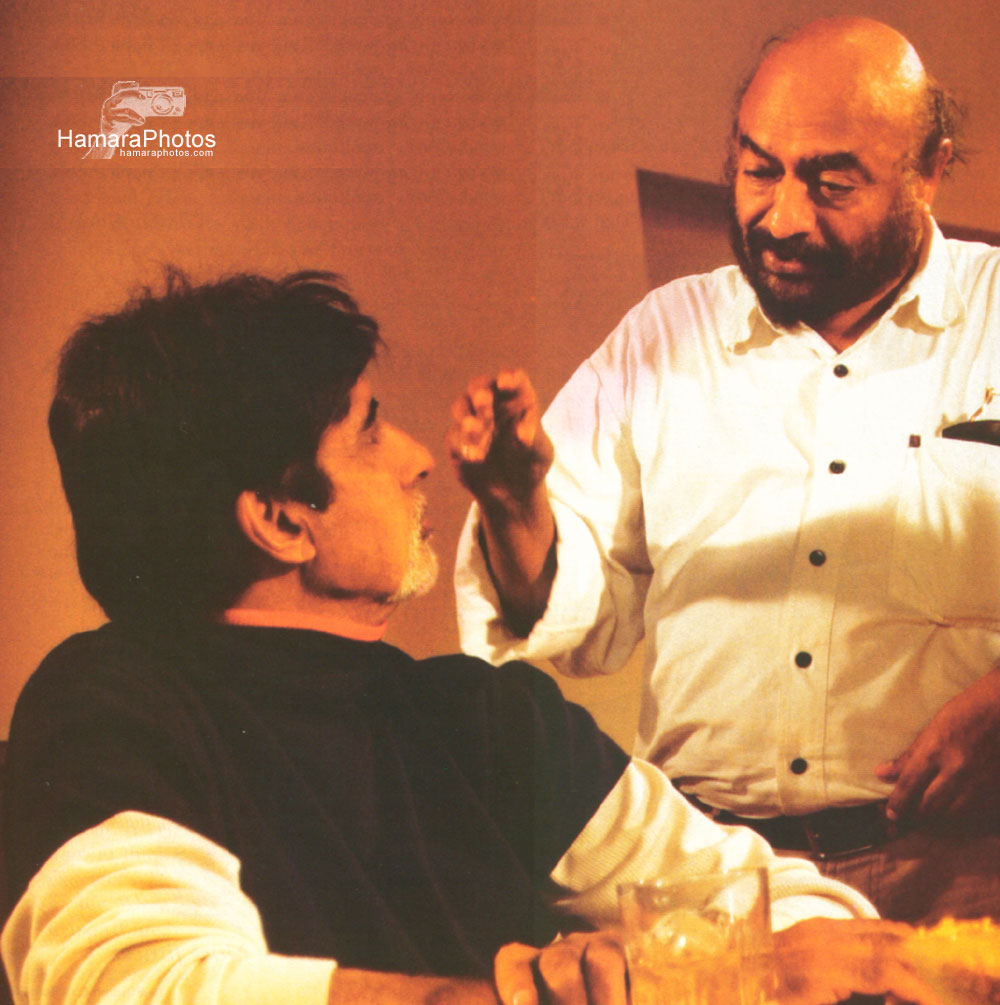 Govind Nihalani with Amitabh Bachchan