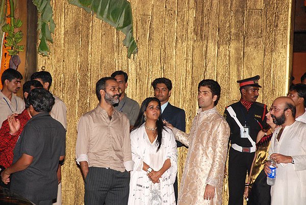 Karan Johar at Aishwarya Abhishek Wedding