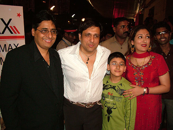 Govinda with his family