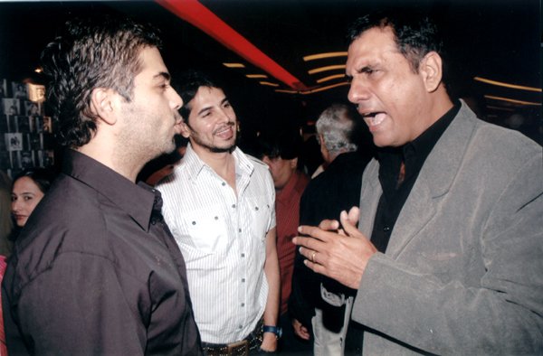 Karan Johar, Dino Morea & Boman Irani