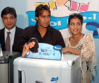 Ajay Devgan along with his wife Kajol