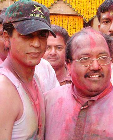 Shahrukh khan with Amar Singh