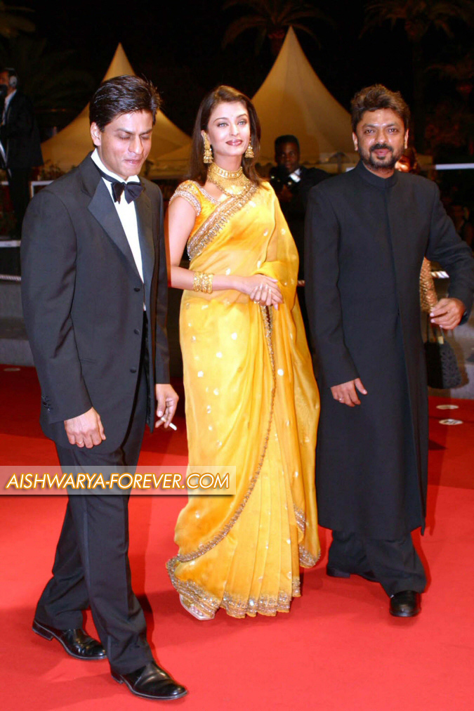 Aishwarya Rai with shahrukh khan & Sanjay leela Bansali