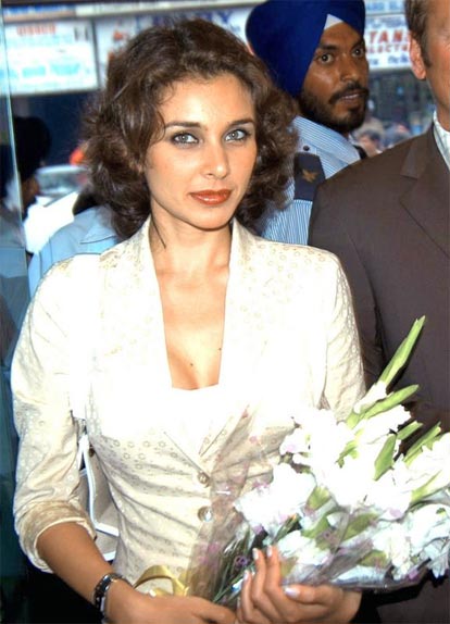 Lisa Ray in Amritsar for a promotional function