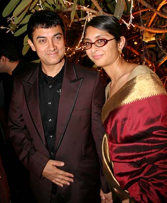 Aamir Khan with wife Kiran Rao