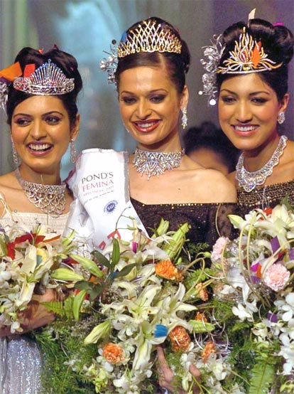 Winners of the Pond's Femina Miss India 2005