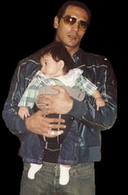 Arjun Rampal with baby Mahika