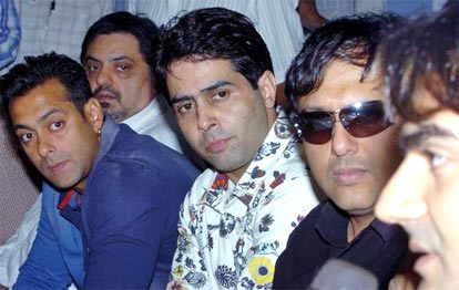 Salman Khan, Aman Verma,Govinda & Aarbaaz Khan