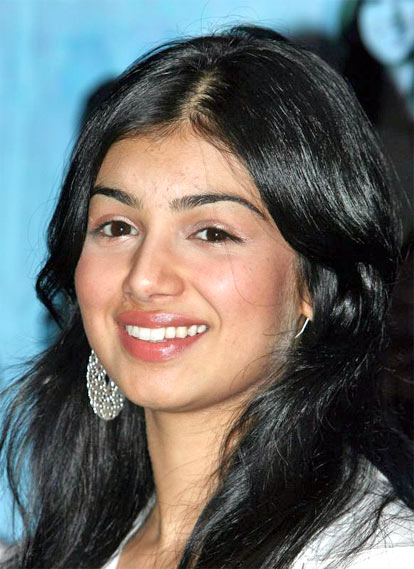 Actress Ayesha Takia smiles