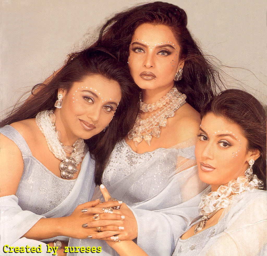 Rekha with Rani and Neha