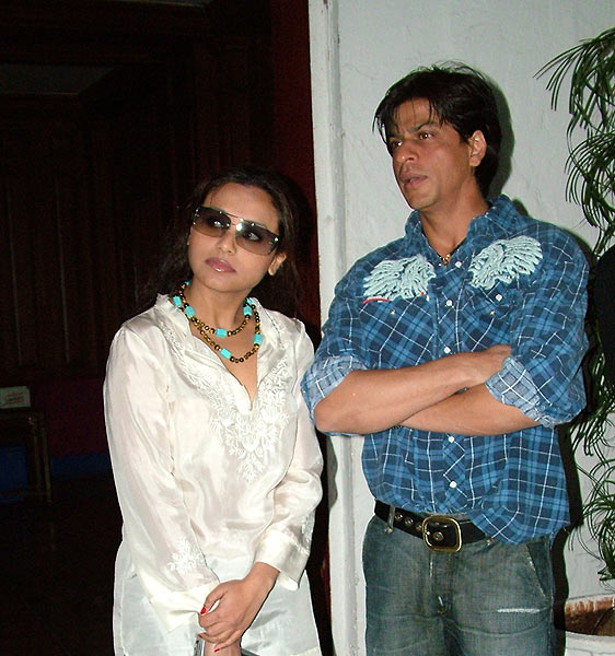 Shahrukh Khan and Rani Mukherjee