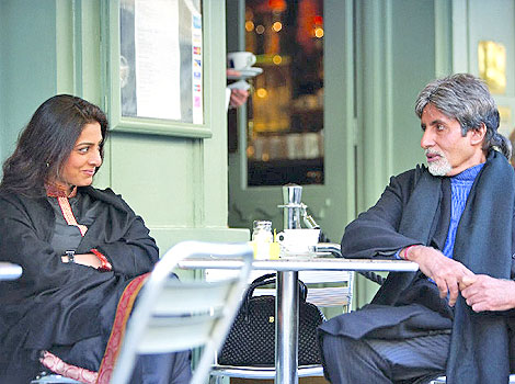The film, in which Amitabh Bachchan plays a chef, has been extensively shot in London.