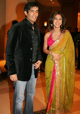 Urmila Matondkar with Designer Manish Malhotra