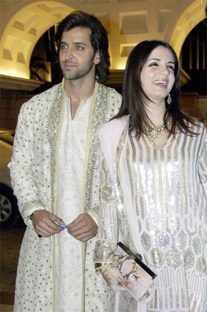 Hritik Roshan and wife Suzzane