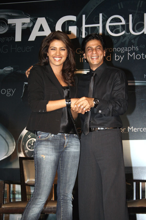 Shahrukh and Priyanka launch Tag Heuer F1 Season  