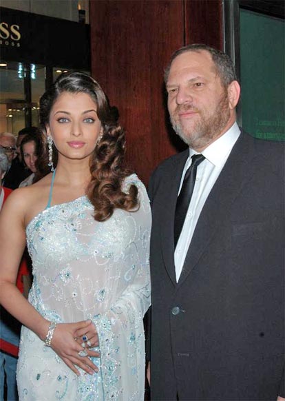 Aishwarya Rai with Harvey Weinstein