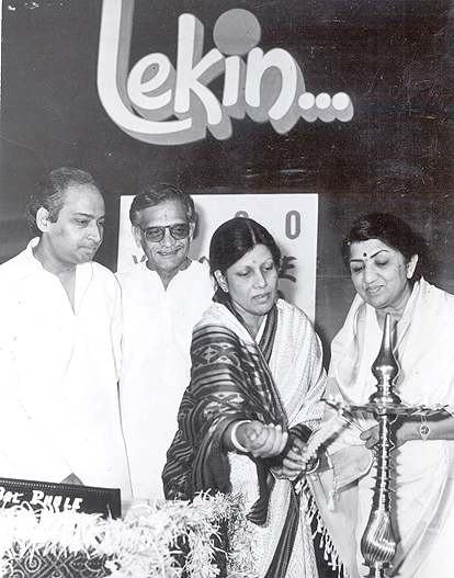 Lata Mangeshkar and Gulzar