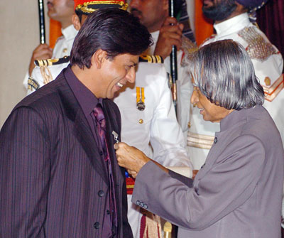 Shahrukh Khan & A P J Abdul Kalam