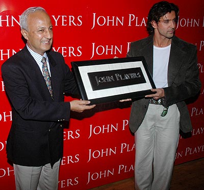 Hrithik Roshan with John Players