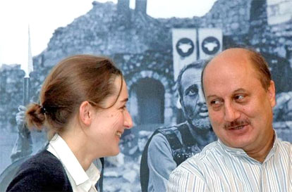 Anupam Kher and Hollywood's Wendy Brazington