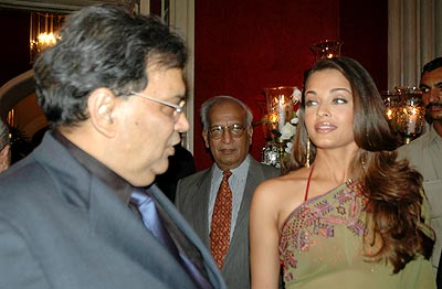 Aishwarya Rai with director, Subhash Ghai