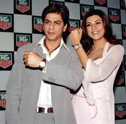Shahrukh Khan and Sushmita Sen