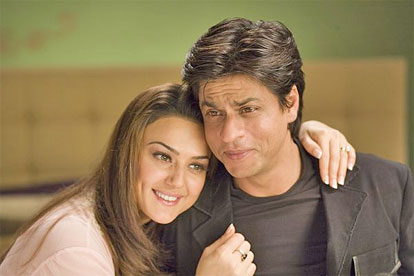 Shahrukh Khan with Priety Zinta