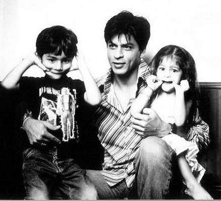 Shahrukh Khan with his kids