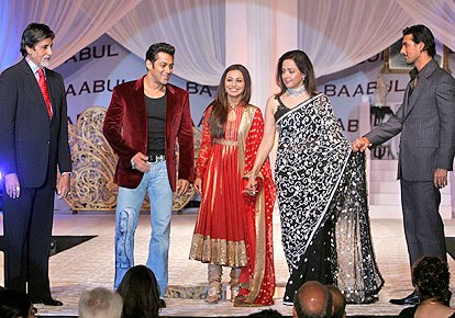 Amitabh Bachchan, Salman Khan, Rani Mukherjee, Hema Malini and John Abraham