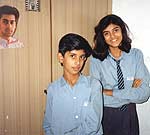 Sushmita Sen along with her brother Rajeev