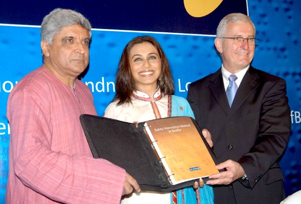 Javed Akhtar, Rani Mukherjee & Jet Airways CEO Peter Luethi