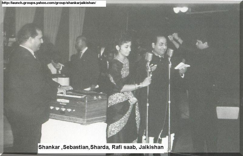 shankar  jaikishan sharda rafi