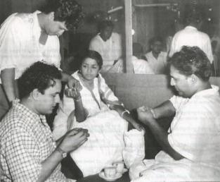 shankar jaikishan with lata mukesh
