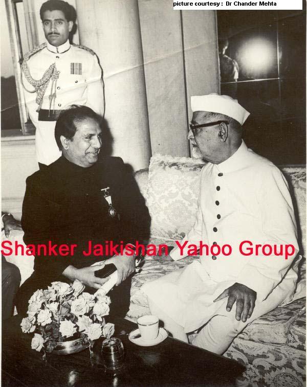 shankar with president