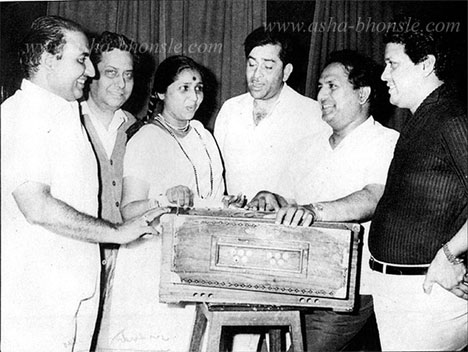 shankar jaikishan with singers