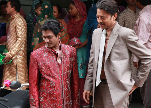Nawazuddin Siddiqui and Irrfan Khan in a still from The Lunchbox
