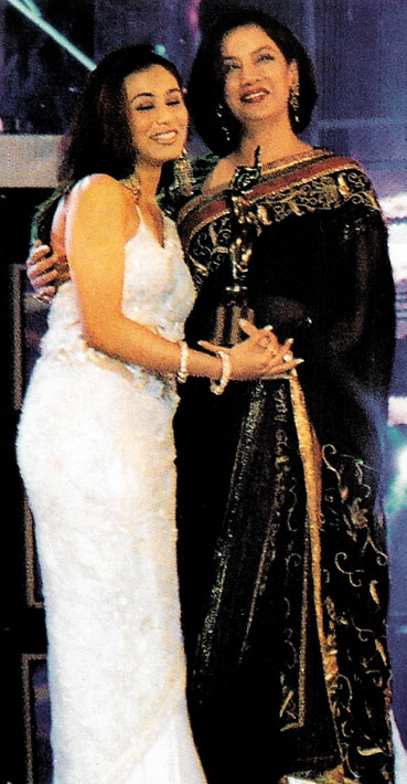 Rani Mukherjee with Shabana Azmi