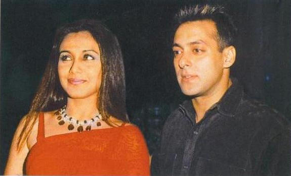 Salman Khan with Rani Mukherjee