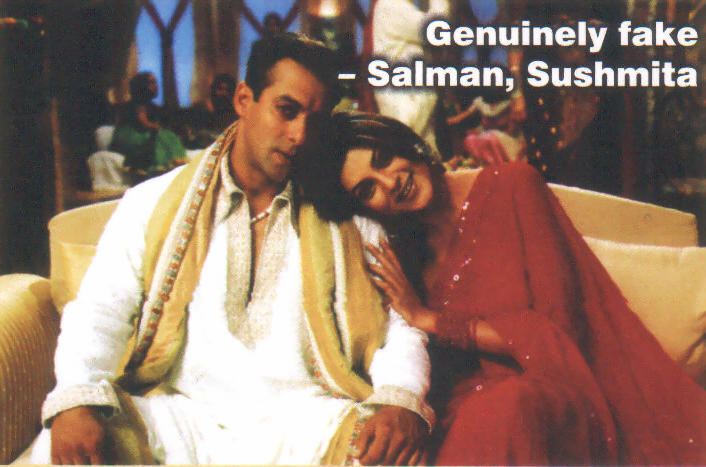 Salman Khan with Sushmita Sen