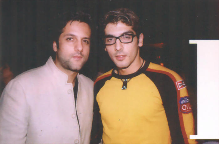 Zayed Khan with Fardeen Khan