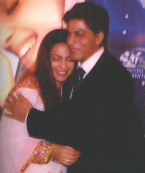 Juhi Chawla with Shahrukh Khan