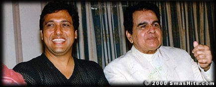 Govinda with Dalip Kumar