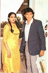 Sridevi and Mithun