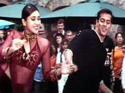 Karishma Kapoor and Salman