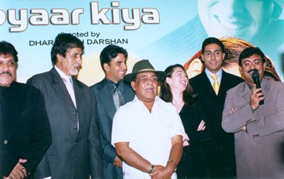 Karishma Kapoor and Akshay, Abhishek, Amitabh