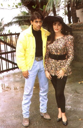 Neelam Kothari and Salman Khan