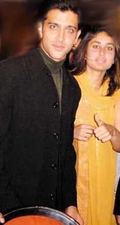 Kareena kapoor and Hrithik Roshan