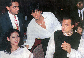 Manisha, Shahrukh, Steven Seagal