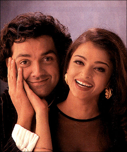 Aishwarya Rai and Bobby Deol